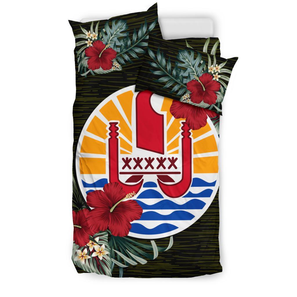 French Polynesia Bedding Set - Special Hibiscus - Vibe Hoodie Shop