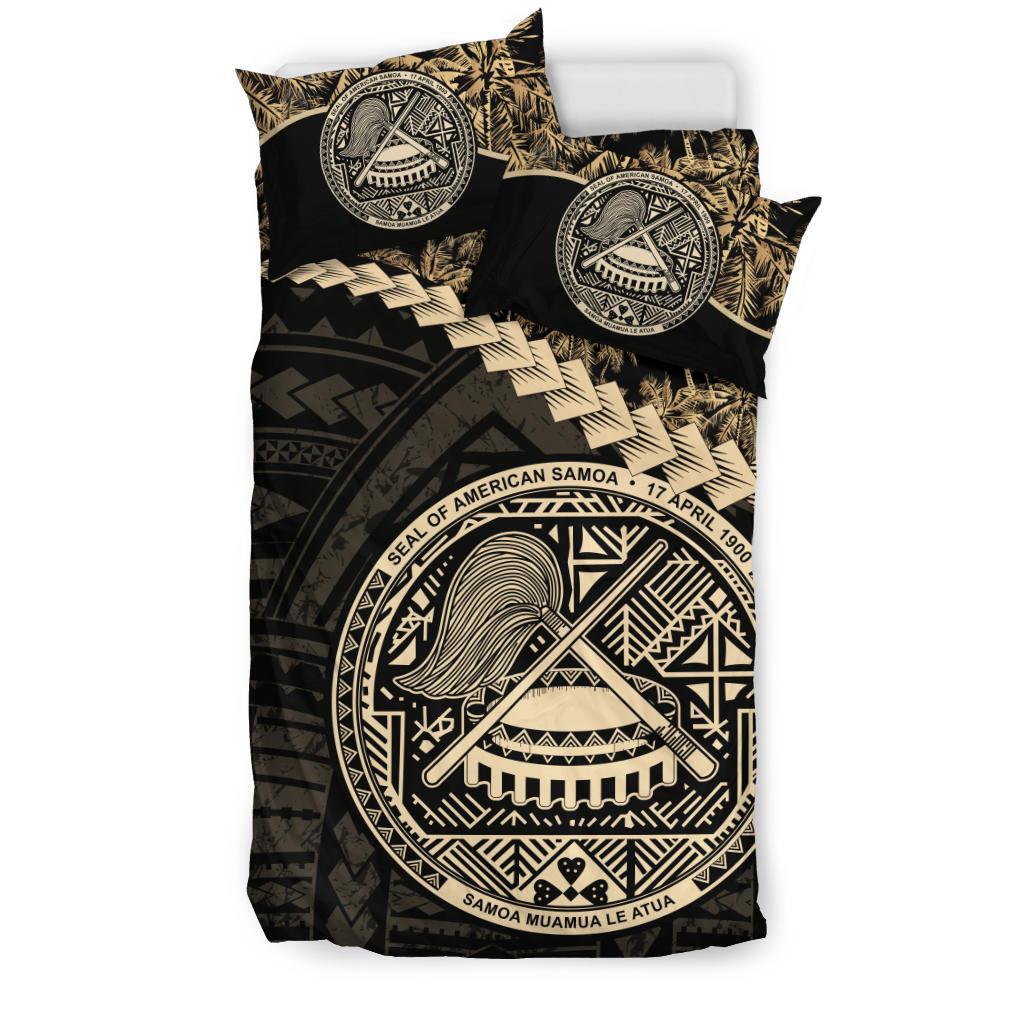 American Samoa Bedding Set Golden Coconut - Vibe Hoodie Shop