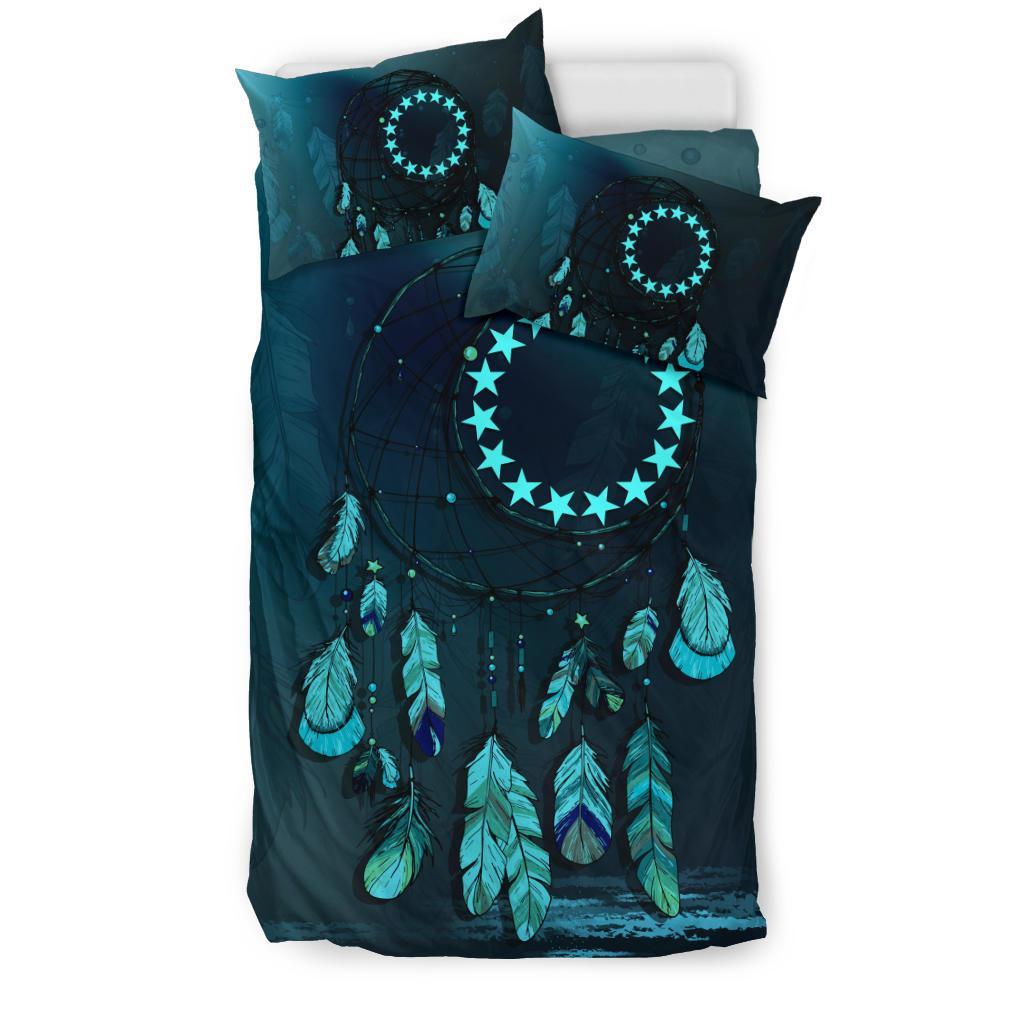 Cook Islands Bedding Set Dreamcatcher Blue - Vibe Hoodie Shop