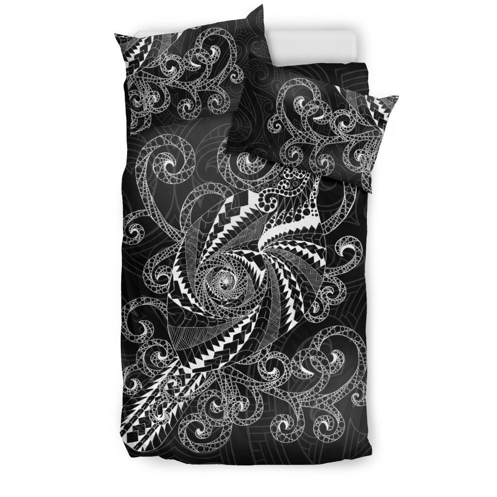 New Zealand Bedding Set, Tui Bird Tattoo Duvet Cover - Vibe Hoodie Shop