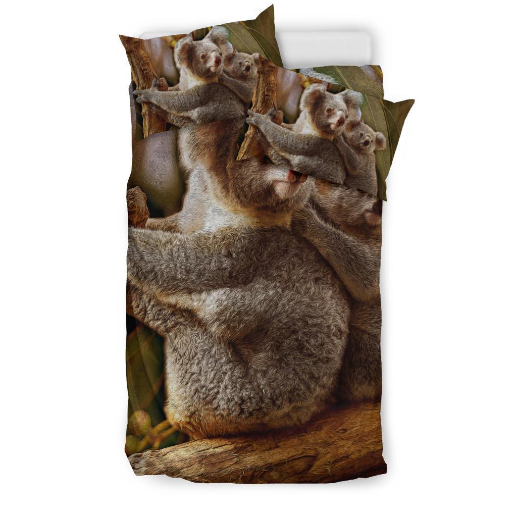 Bedding Set - Australian Koala Bedding Set 3D Koala - Vibe Hoodie Shop