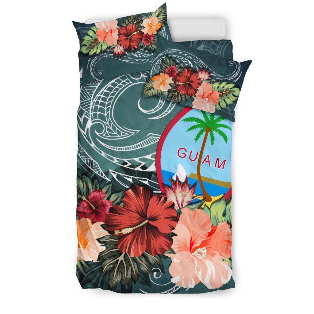 Guam Bedding Set Hibiscus Polynesian - Vibe Hoodie Shop