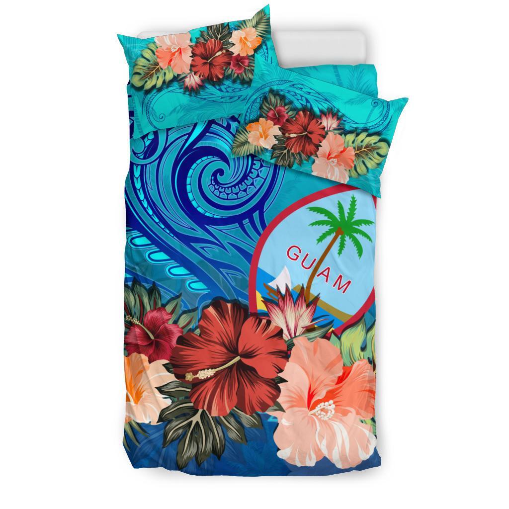 Guam Bedding Set Hibiscus Polynesian - Vibe Hoodie Shop