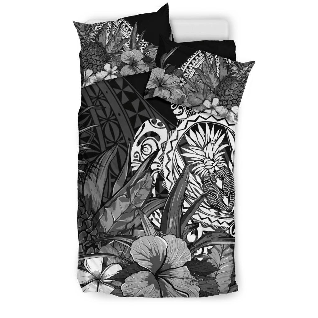 Polynesian Turtle Pineapple Bedding Set - Vibe Hoodie Shop