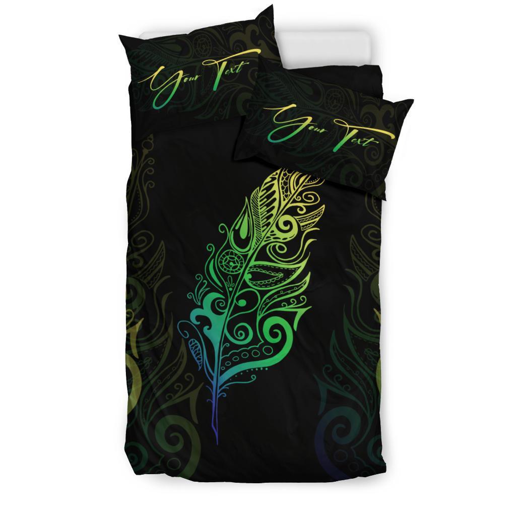 Signature Custom, Light Silver Fern Bedding Set Green - Vibe Hoodie Shop