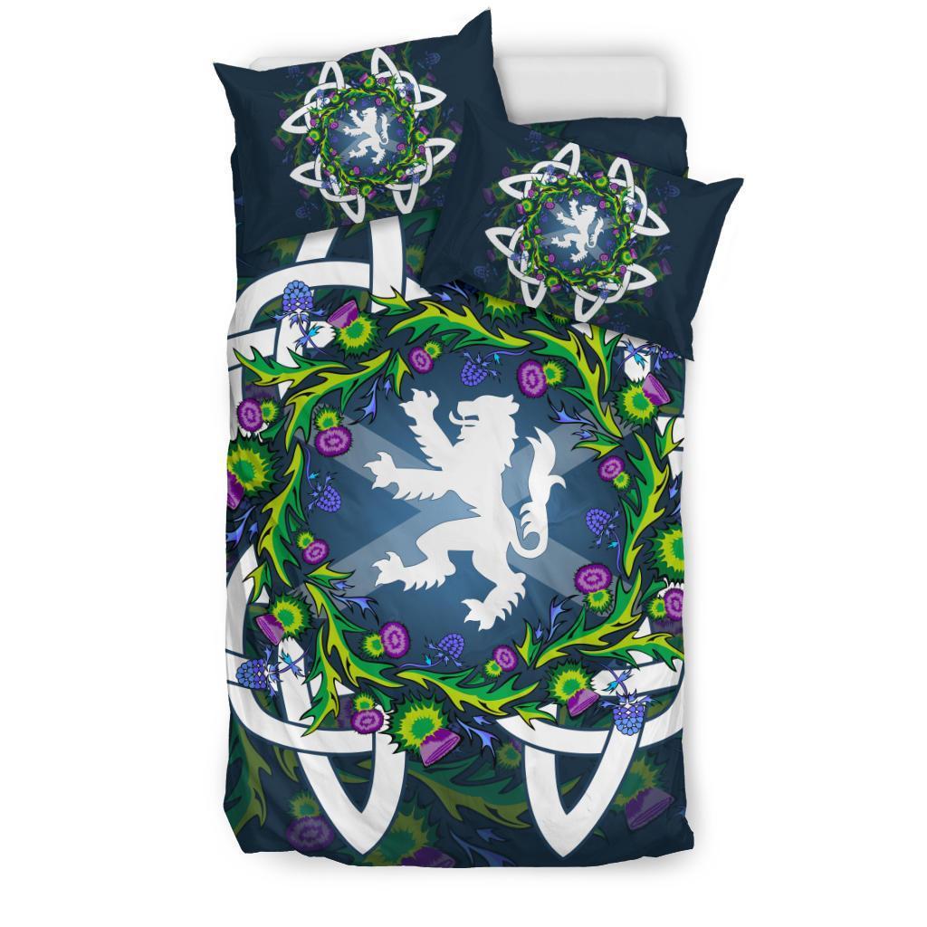 Scotland Bedding Set - Thistle Celtic Bedding Set - Vibe Hoodie Shop