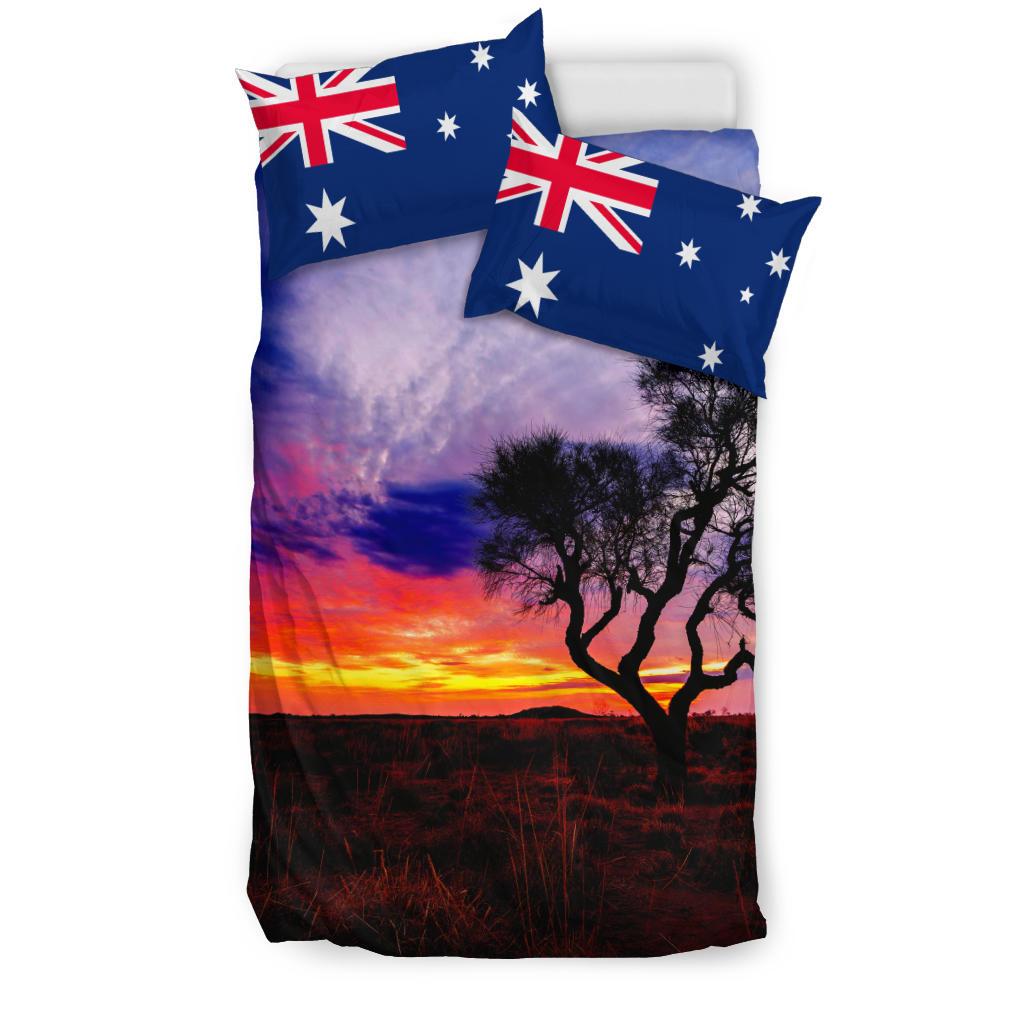 Bedding Set - Australia Sky View, The Forest is Growing - Vibe Hoodie Shop