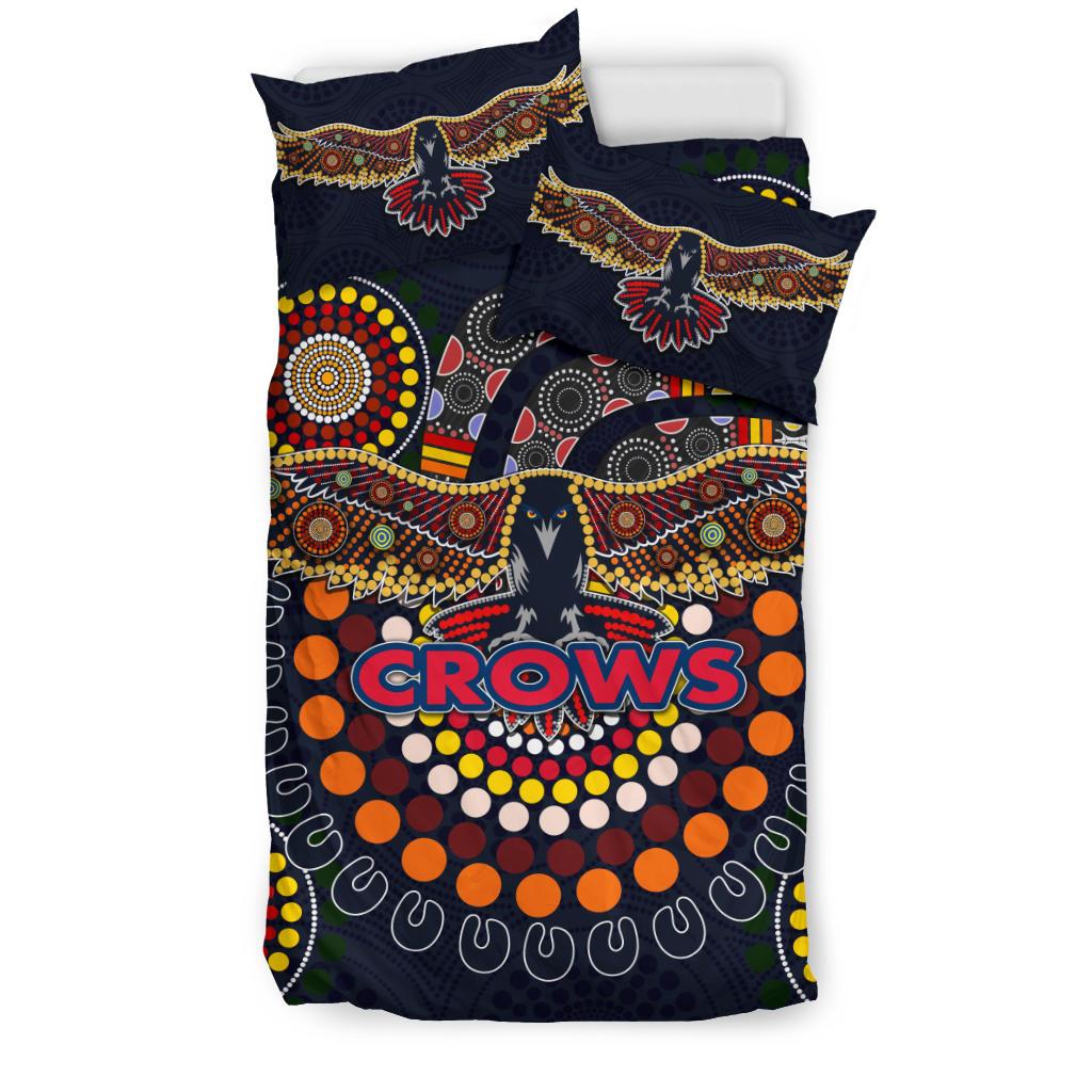 Adelaide Bedding Set Indigenous Crows - Vibe Hoodie Shop