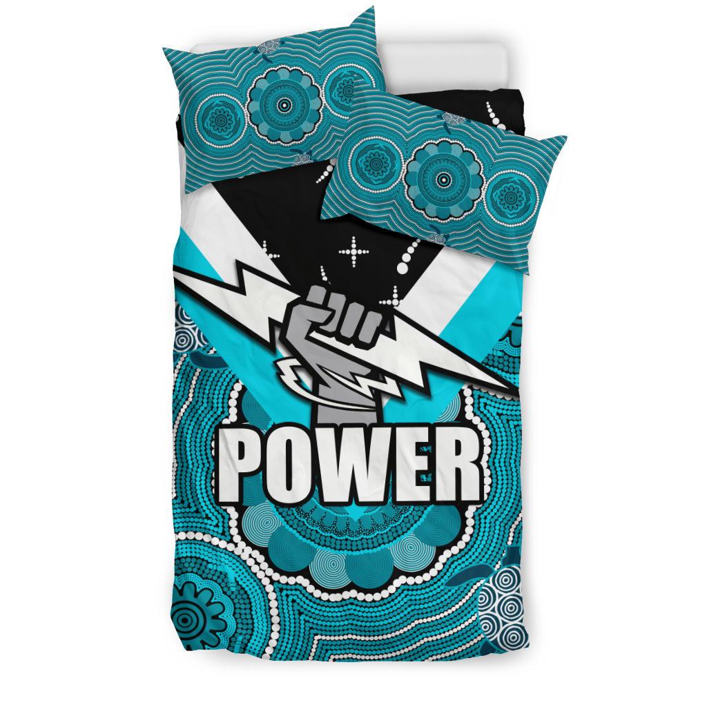 Port Adelaide Bedding Set Power - Vibe Hoodie Shop