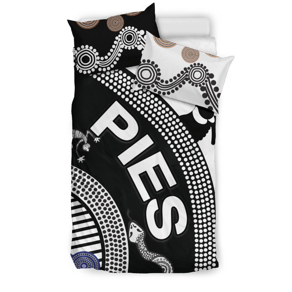 Collingwood Bedding Set Pies Unique Indigenous - Vibe Hoodie Shop