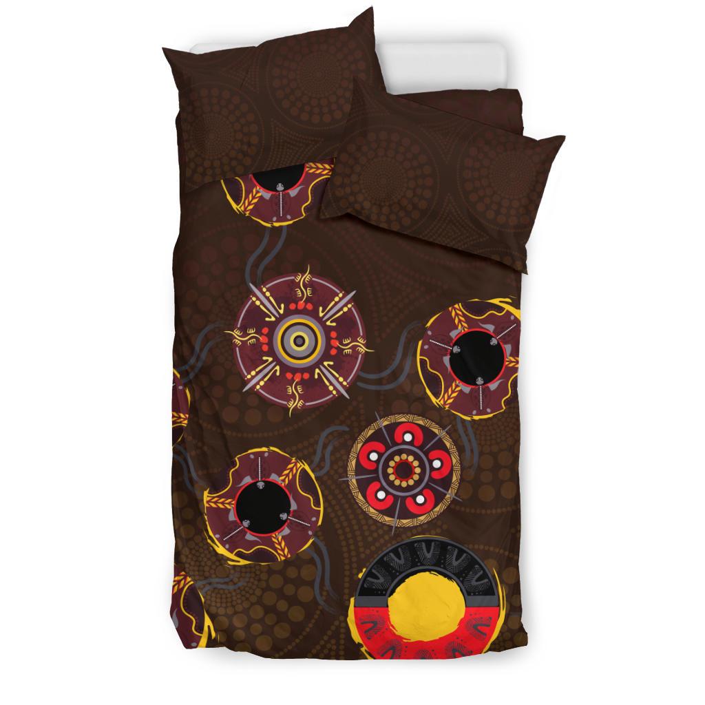 Hawthorn Bedding Set Hawks Indigenous - Brown - Vibe Hoodie Shop