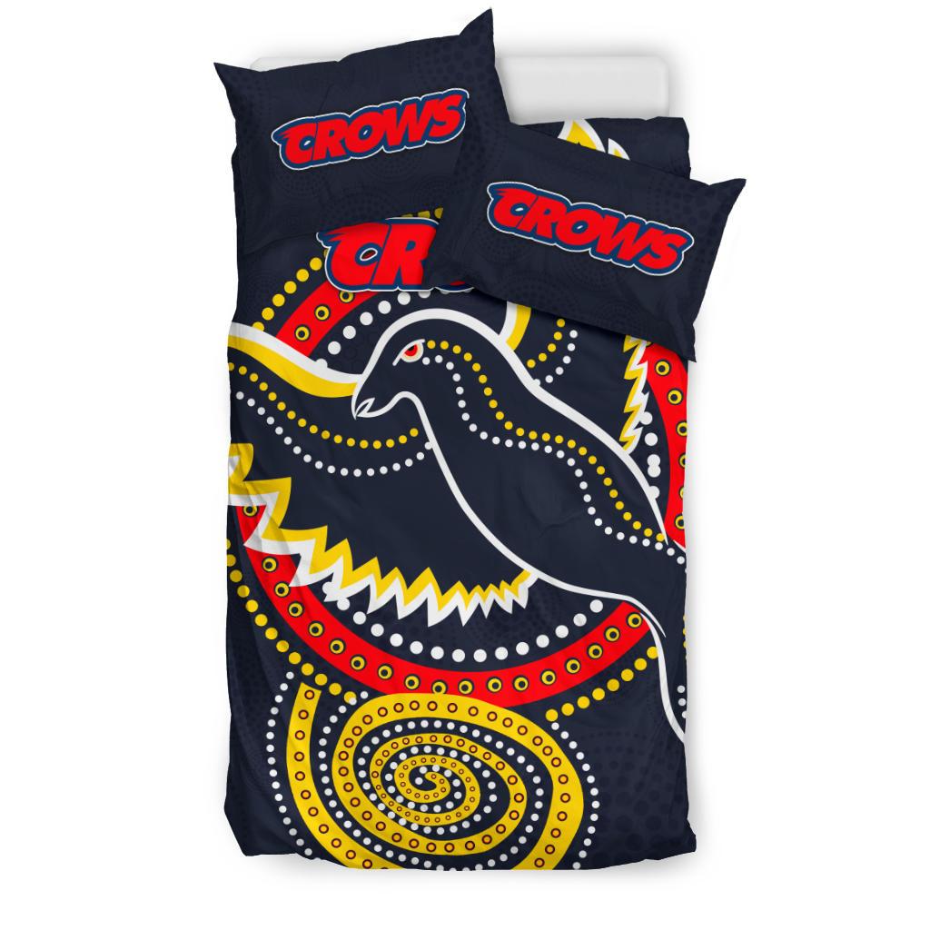 Adelaide Bedding Set Crows Indigenous - Vibe Hoodie Shop