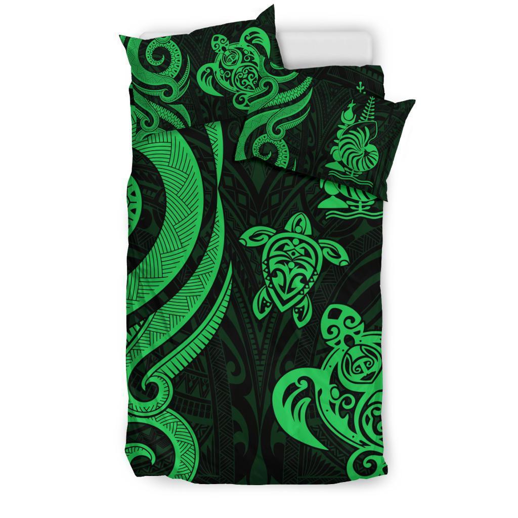 New Caledonia Bedding Set - Green Tentacle Turtle - Vibe Hoodie Shop