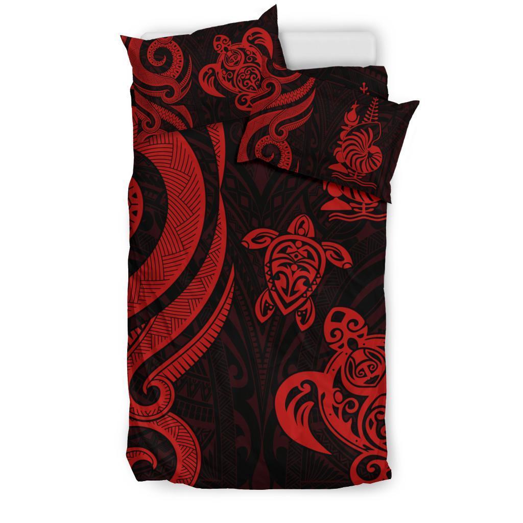 New Caledonia Bedding Set - Red Tentacle Turtle - Vibe Hoodie Shop