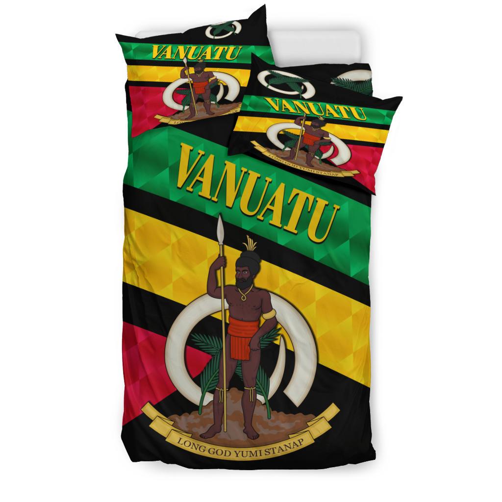 Vanuatu Rugby Bedding Set Sporty Style - Vibe Hoodie Shop