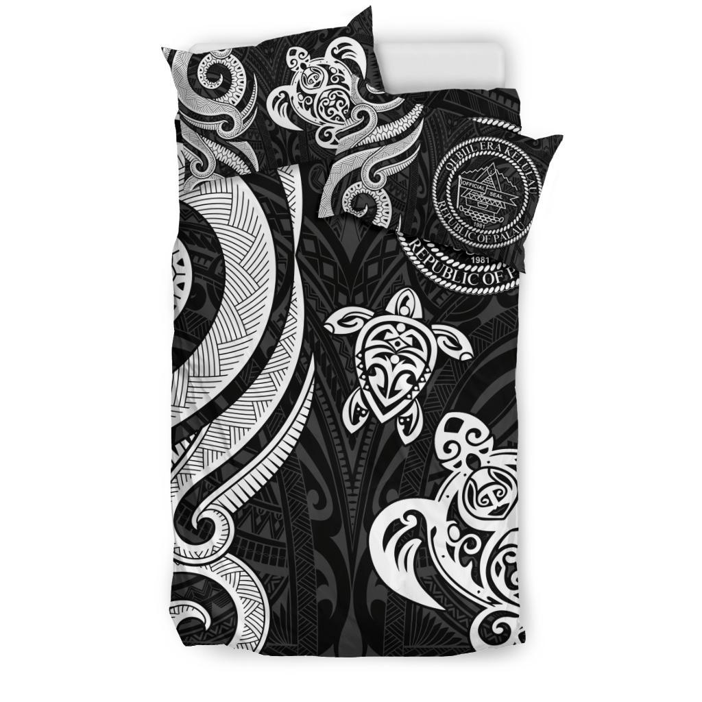 Palau Bedding Set - White Tentacle Turtle - Vibe Hoodie Shop