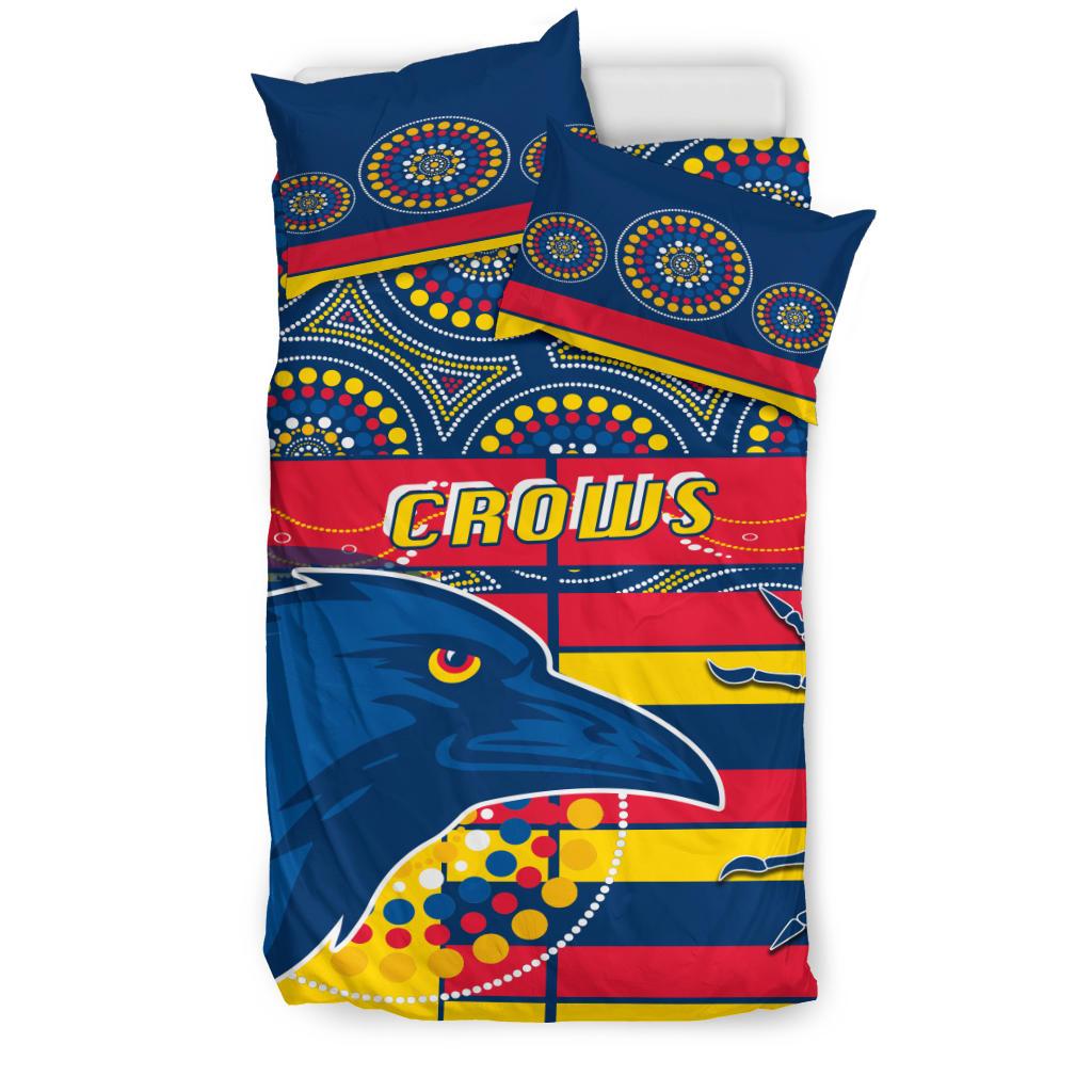 Adelaide Bedding Set Indigenous Crows - Vibe Hoodie Shop