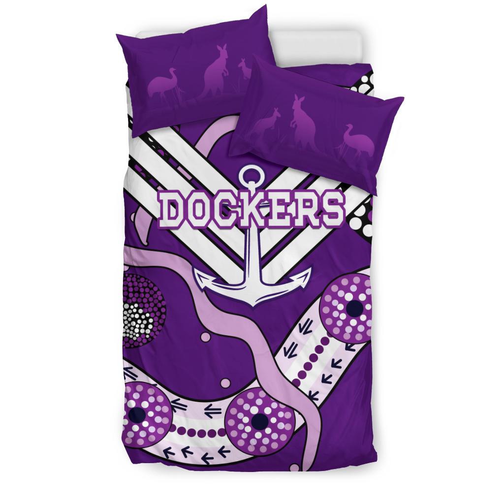 Dockers Bedding Set Indigenous Fremantle - Freo - Vibe Hoodie Shop