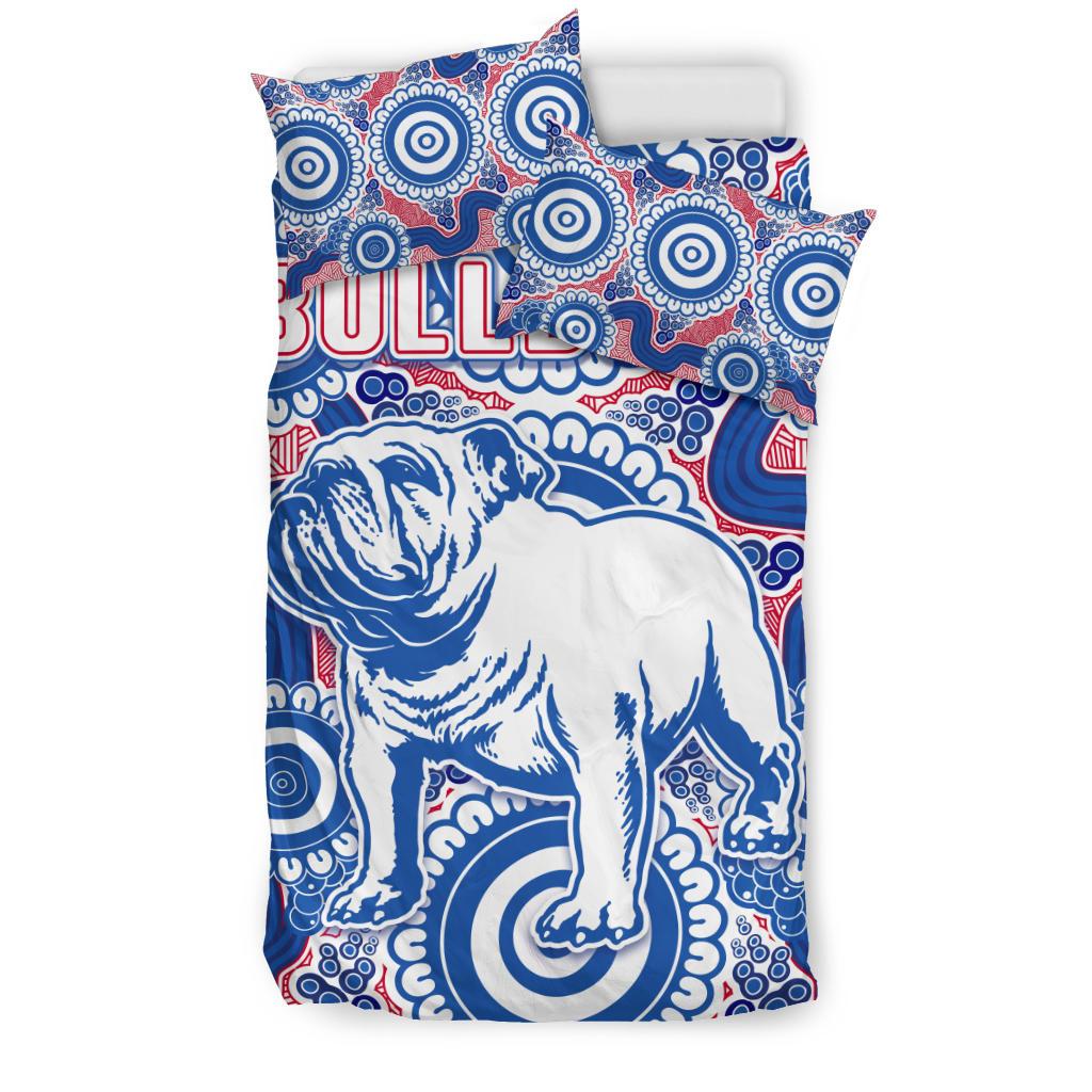 Western Bedding Set Bulldogs Simple Indigenous - Vibe Hoodie Shop