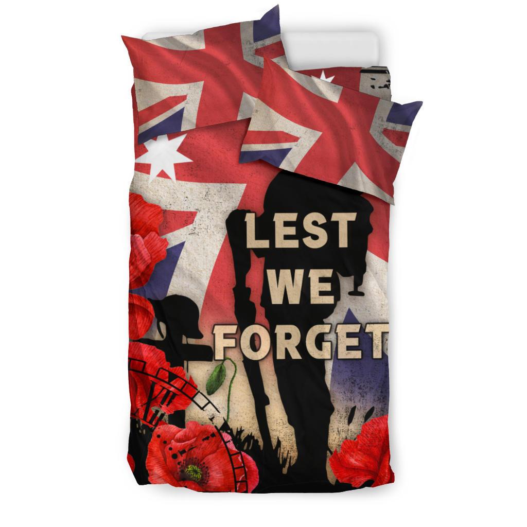 ANZAC Bedding Set - A Day We Will Never Forget - Vibe Hoodie Shop