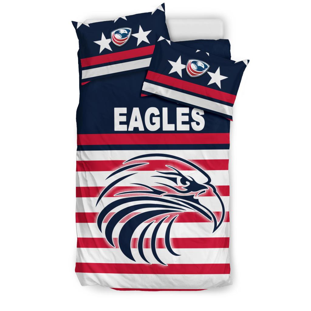 USA Rugby Bedding Set Eagles Simple Style - Navy - Vibe Hoodie Shop