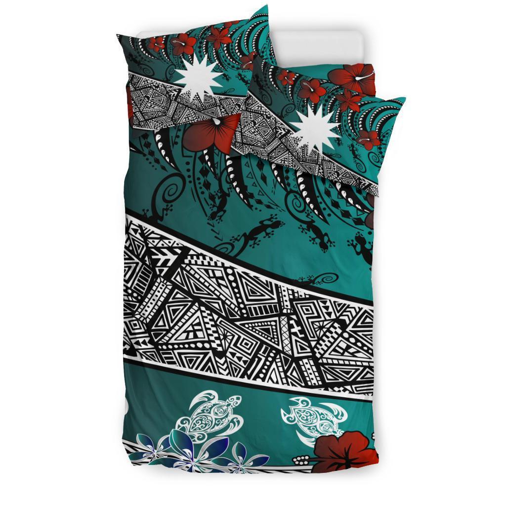 Nauru Bedding Set - Lizard And Turtle Green - Vibe Hoodie Shop