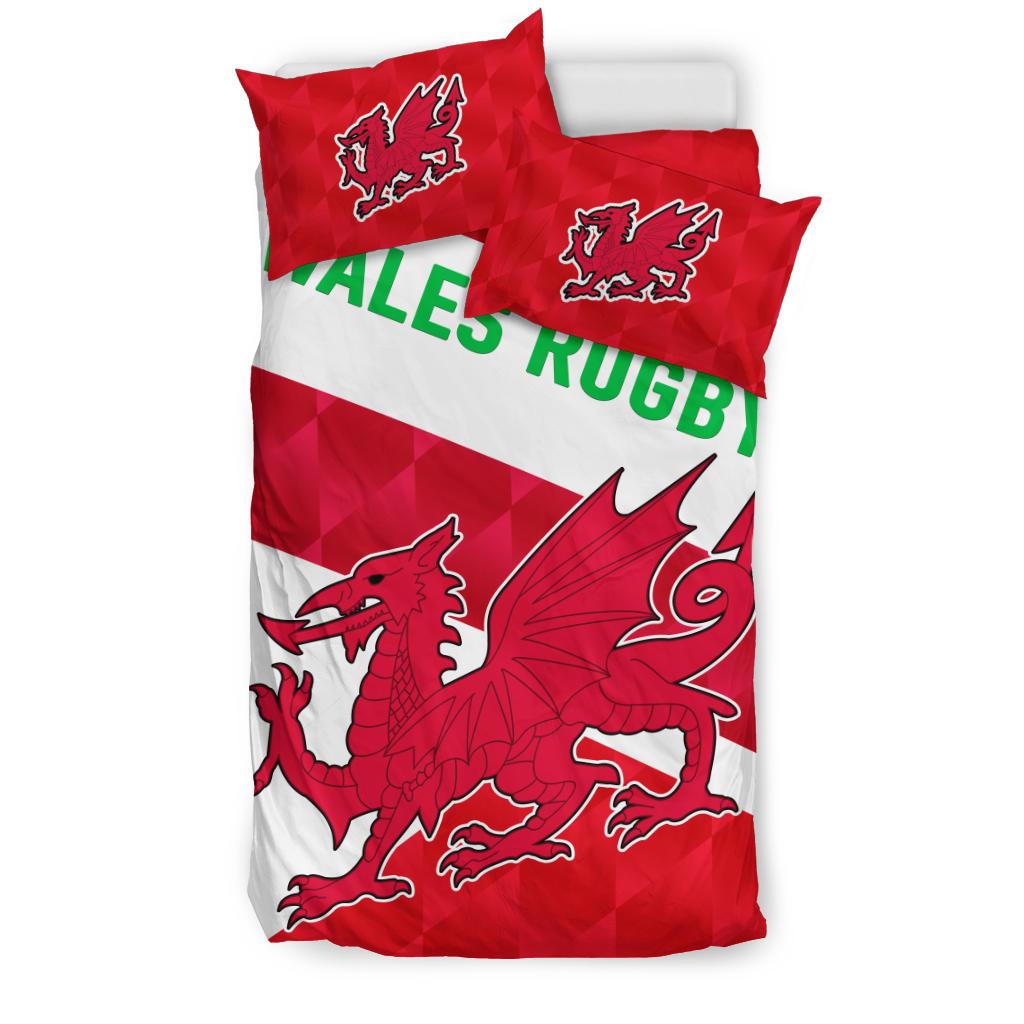 Wales Rugby Bedding Set Sporty Style - Vibe Hoodie Shop