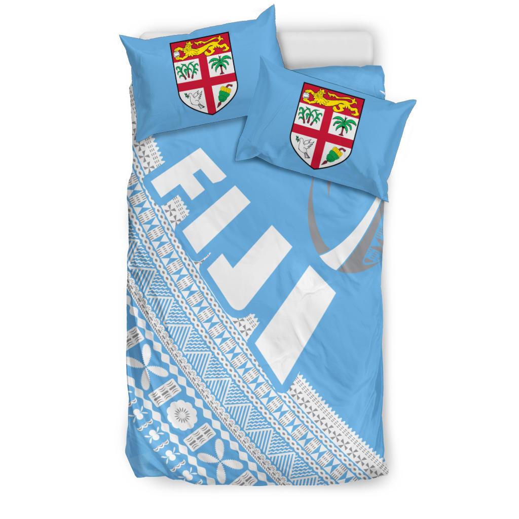 Fiji Tapa Rugby Bedding Set version Style You Win - Blue - Vibe Hoodie Shop