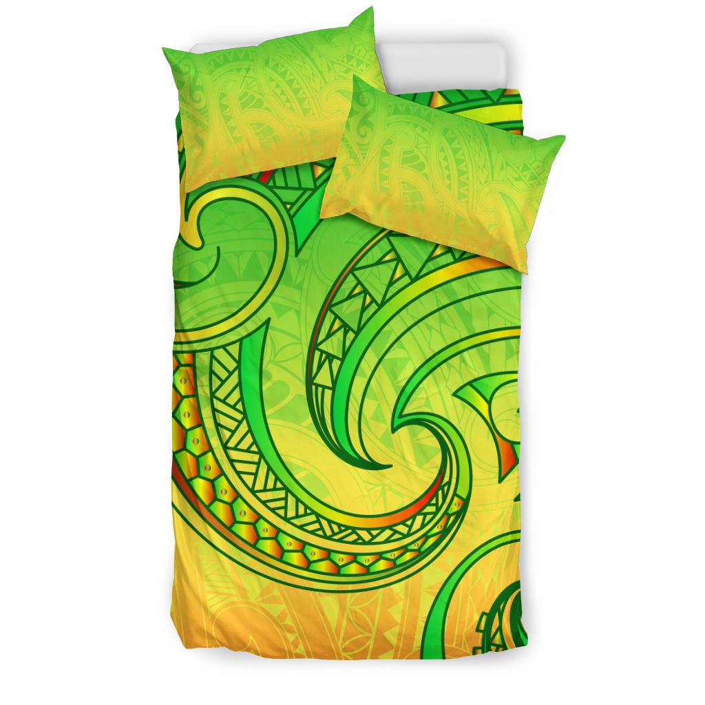 New Zealand Maori Mangopare Bedding Set Polynesian - Rasta - Vibe Hoodie Shop