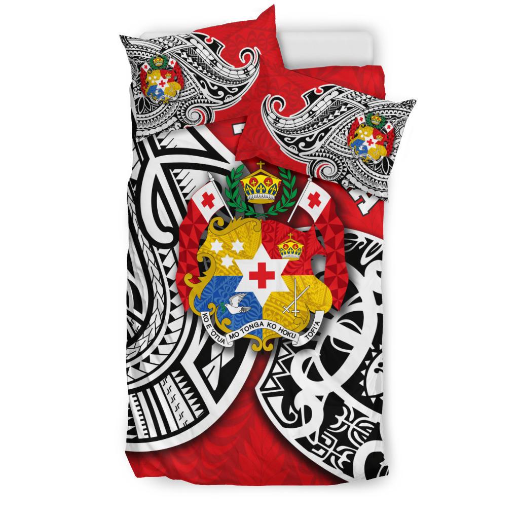 Tonga Rugby Bedding Set Polynesian Style - Vibe Hoodie Shop