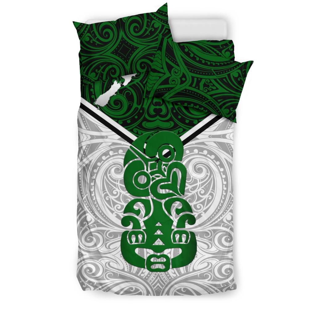 New Zealand Maori Rugby Bedding Set Pride Version - White - Vibe Hoodie Shop