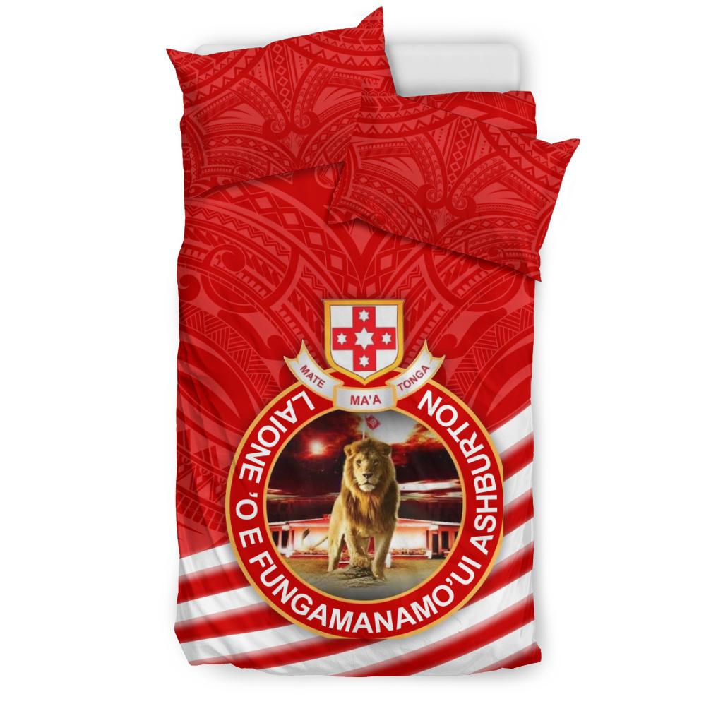 Kolisi Tonga Bedding Set Mate Ma'a Tonga Rugby Style - Vibe Hoodie Shop