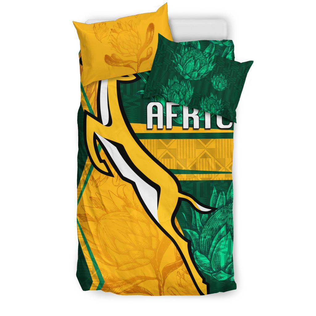 South Africa Bedding Set Springboks Rugby Be Fancy - Vibe Hoodie Shop