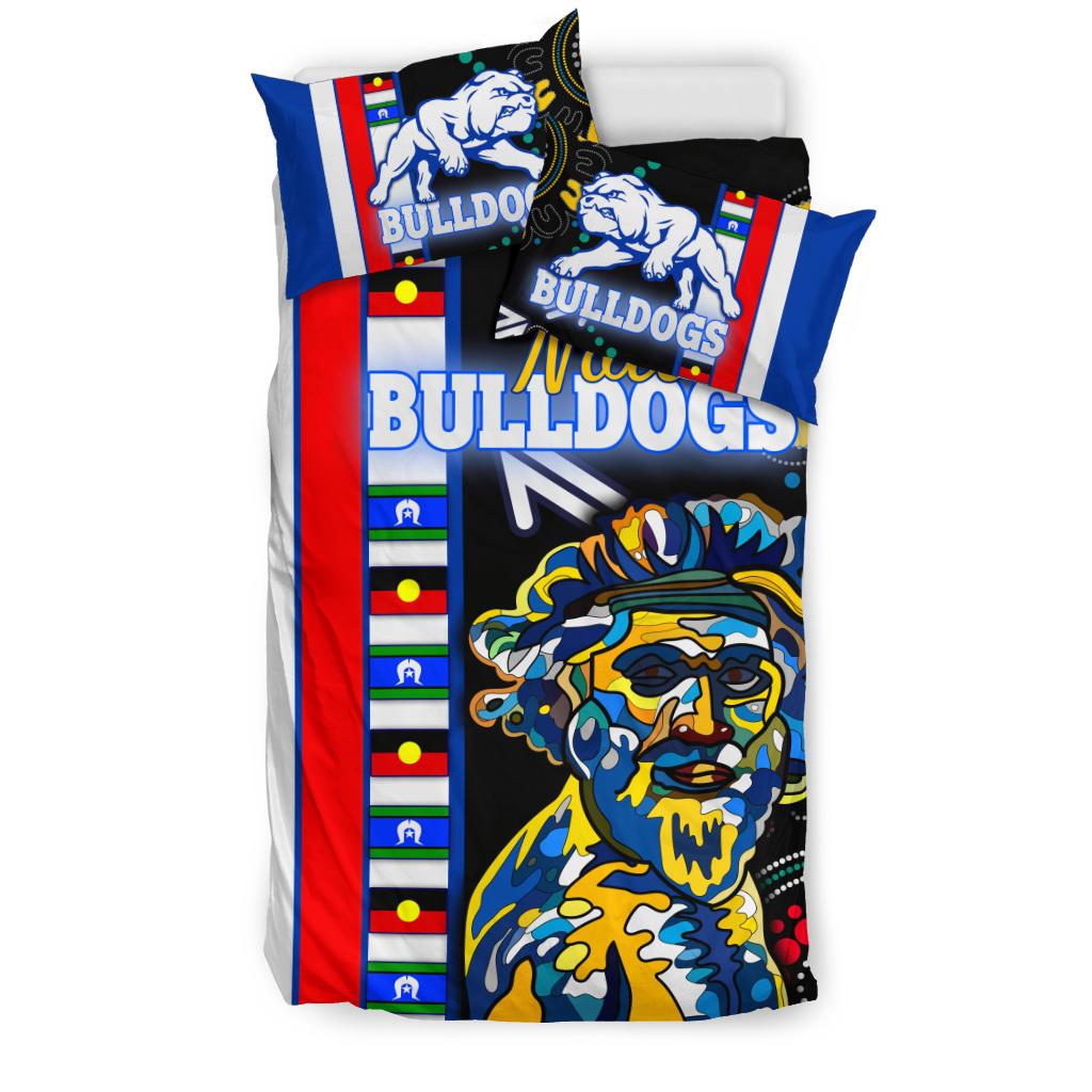 Western Football Bulldogs Bedding Set NAIDOC Week Indigenous - Vibe Hoodie Shop