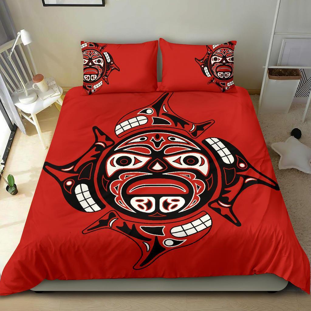 Canada Haida Duvet Cover - Vibe Hoodie Shop