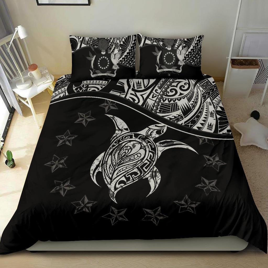 Cook Islands Bedding Set Black - Vibe Hoodie Shop