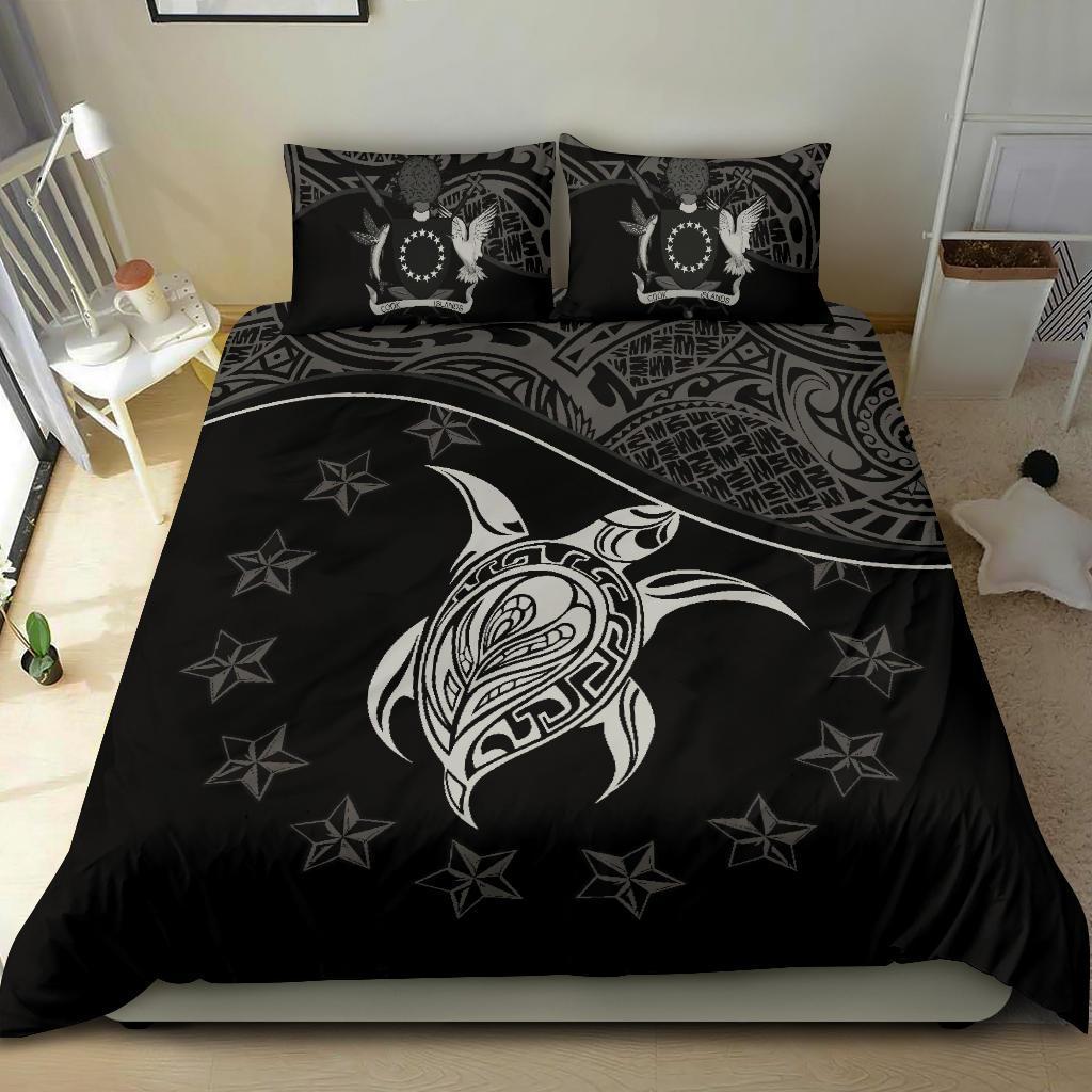 Cook Islands Bedding Set Black - Vibe Hoodie Shop