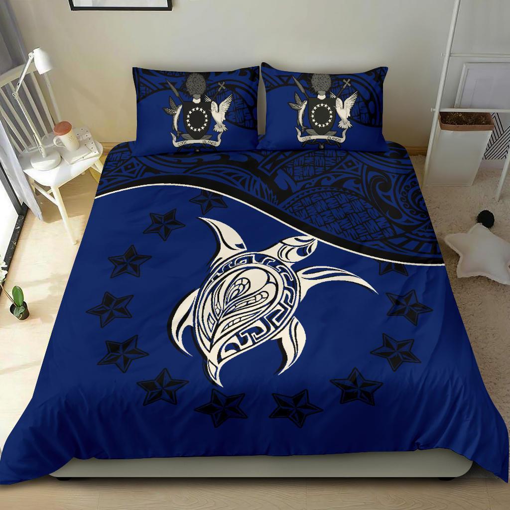 Cook Islands Bedding Set Dark Blue - Vibe Hoodie Shop