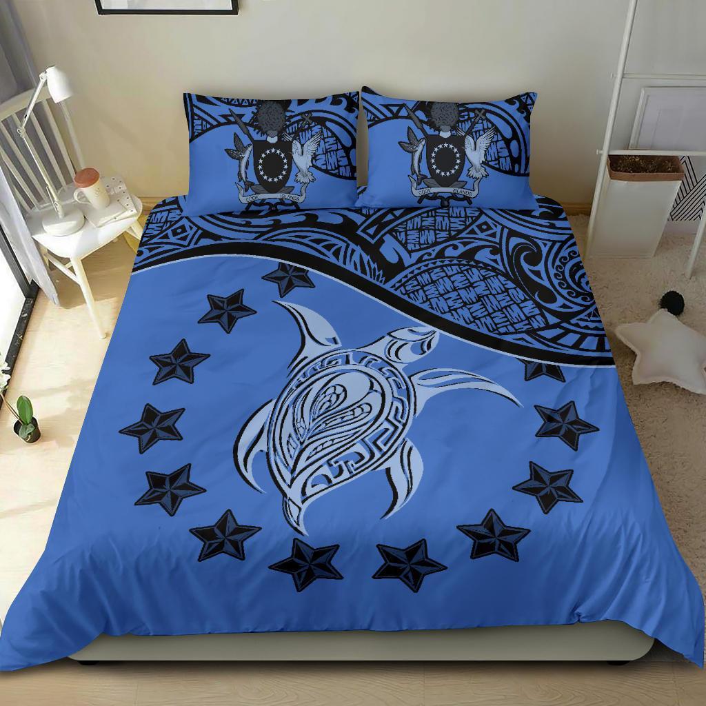 Cook Islands Bedding Set Blue - Vibe Hoodie Shop