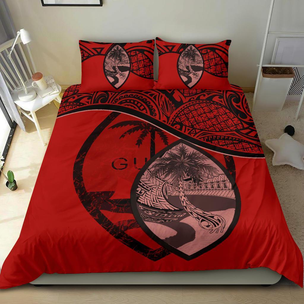 Guam Bedding Set Red - Vibe Hoodie Shop