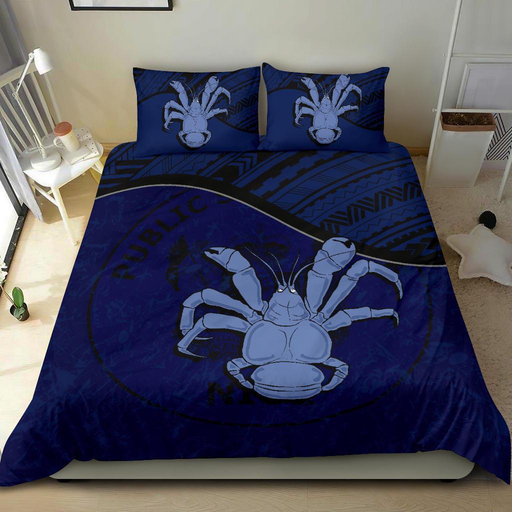 Niue Bedding Set Dark Blue - Vibe Hoodie Shop