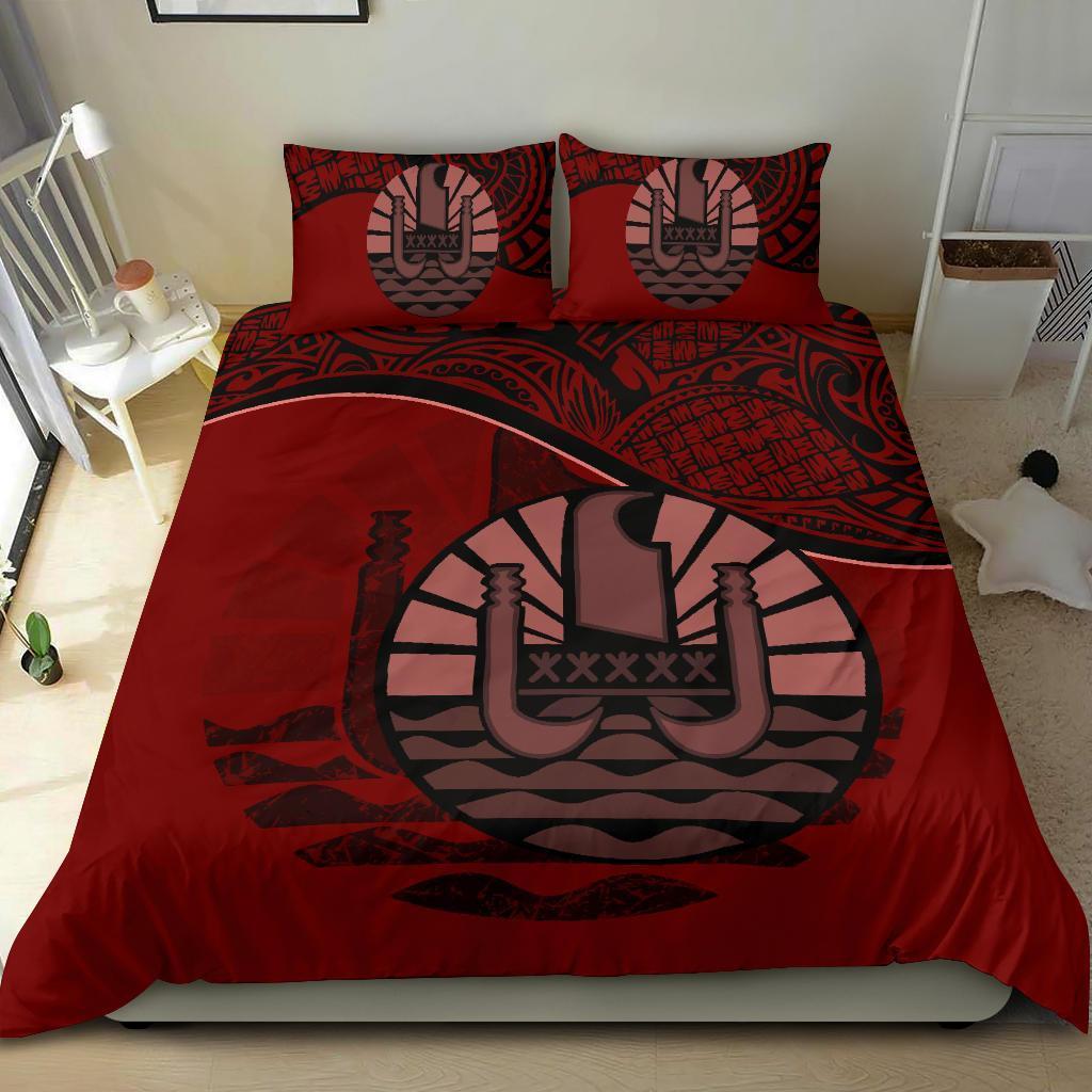 Tahiti Bedding Set Red - Vibe Hoodie Shop