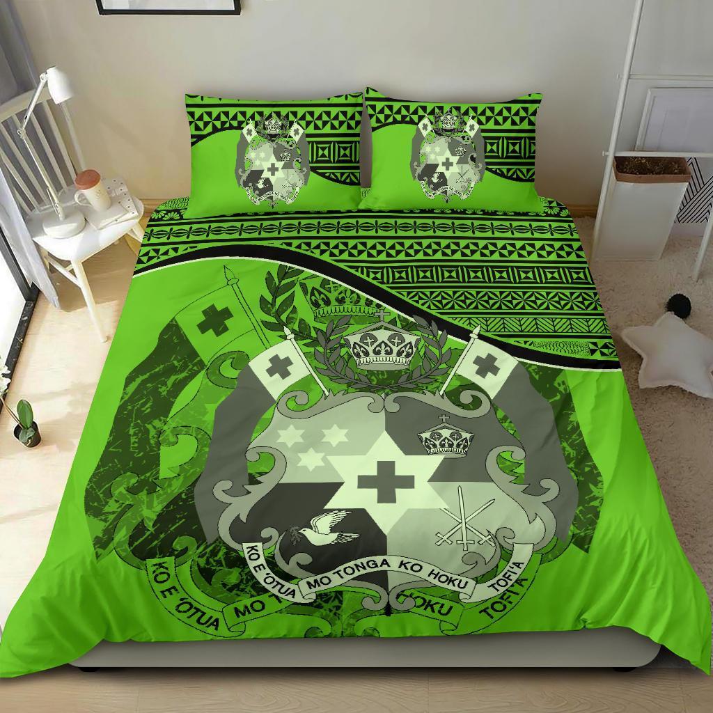 Tonga Bedding Set Green - Vibe Hoodie Shop