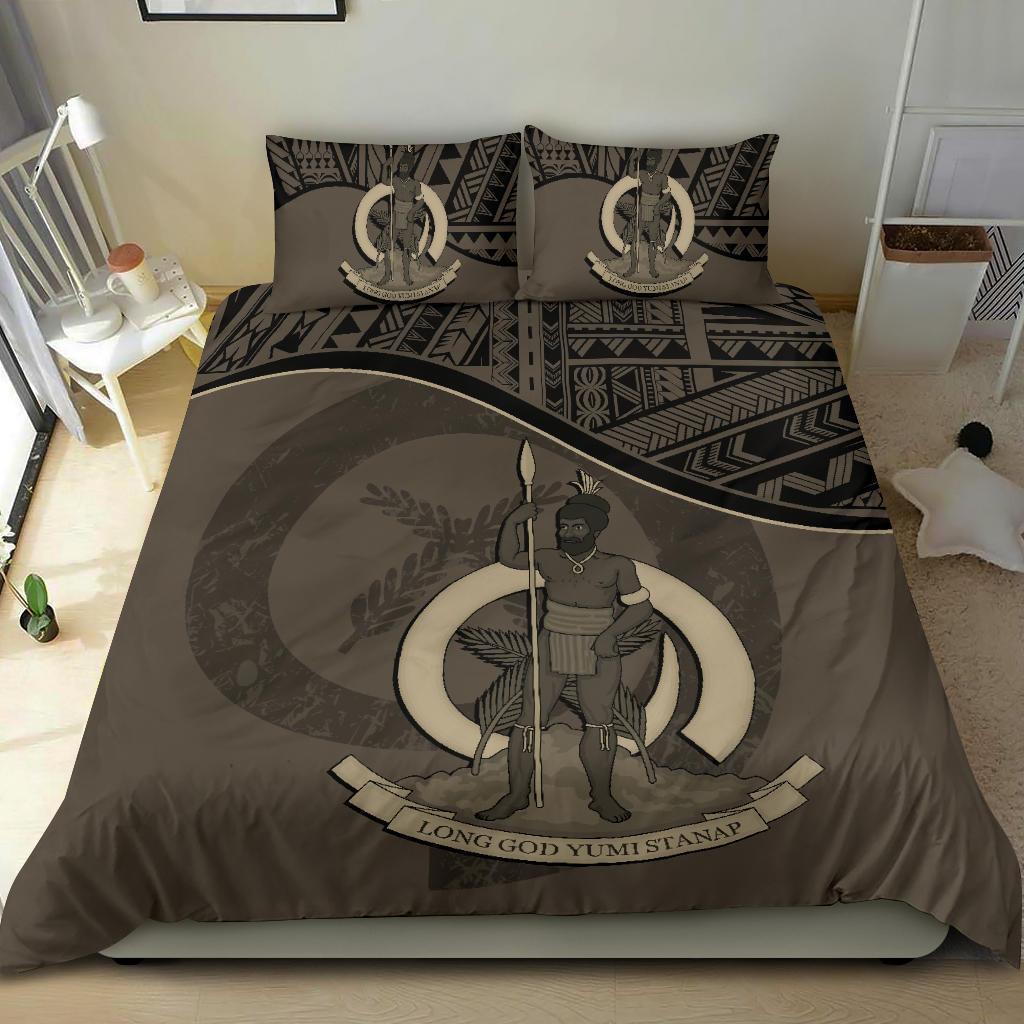 Vanuatu Bedding Set Brown - Vibe Hoodie Shop