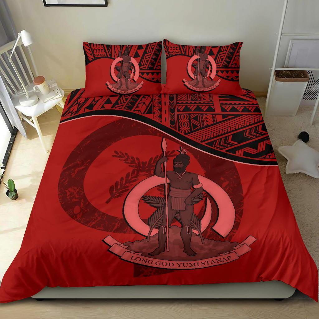 Vanuatu Bedding Set Red - Vibe Hoodie Shop