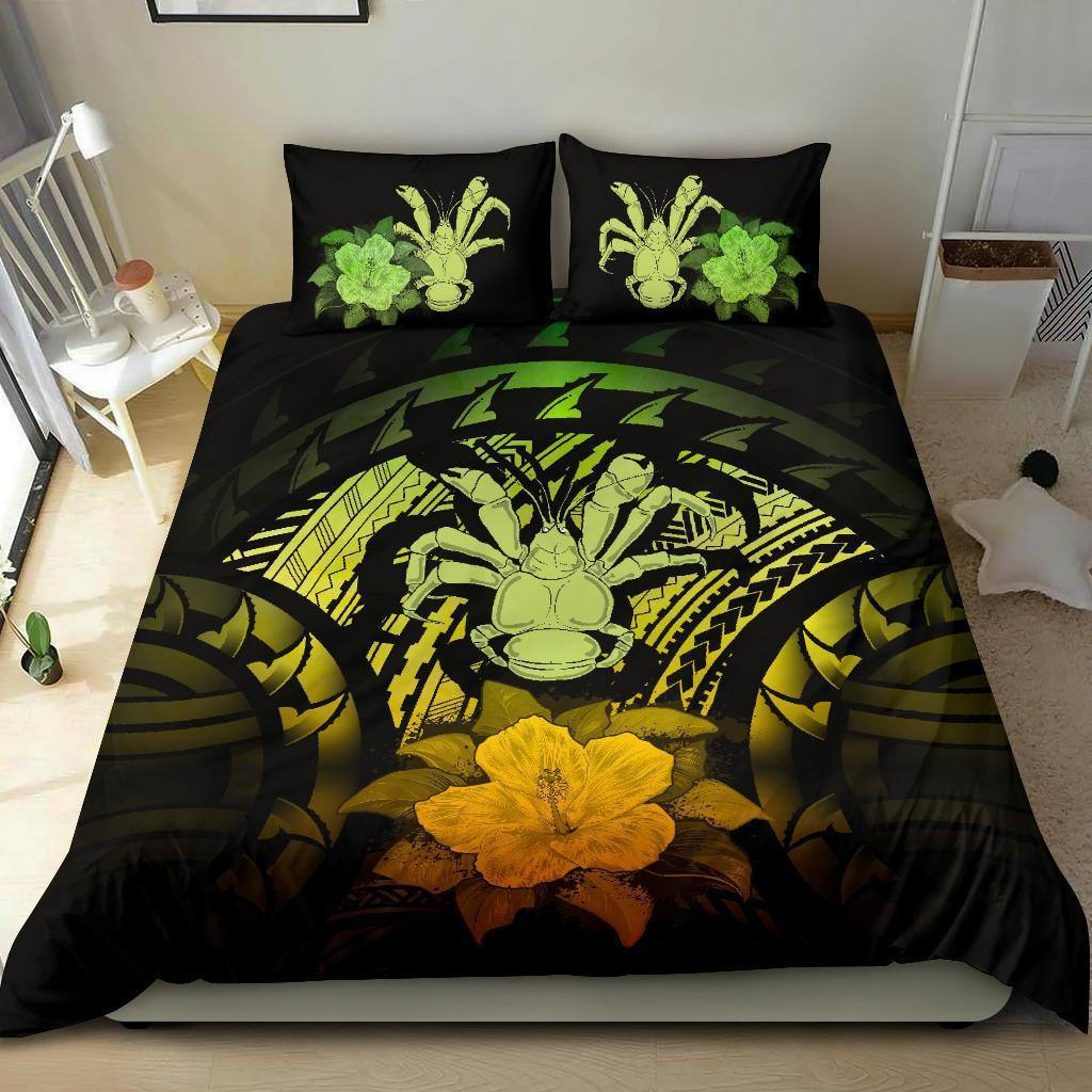 Niue Reggae Hibiscus Bedding Set - Vibe Hoodie Shop