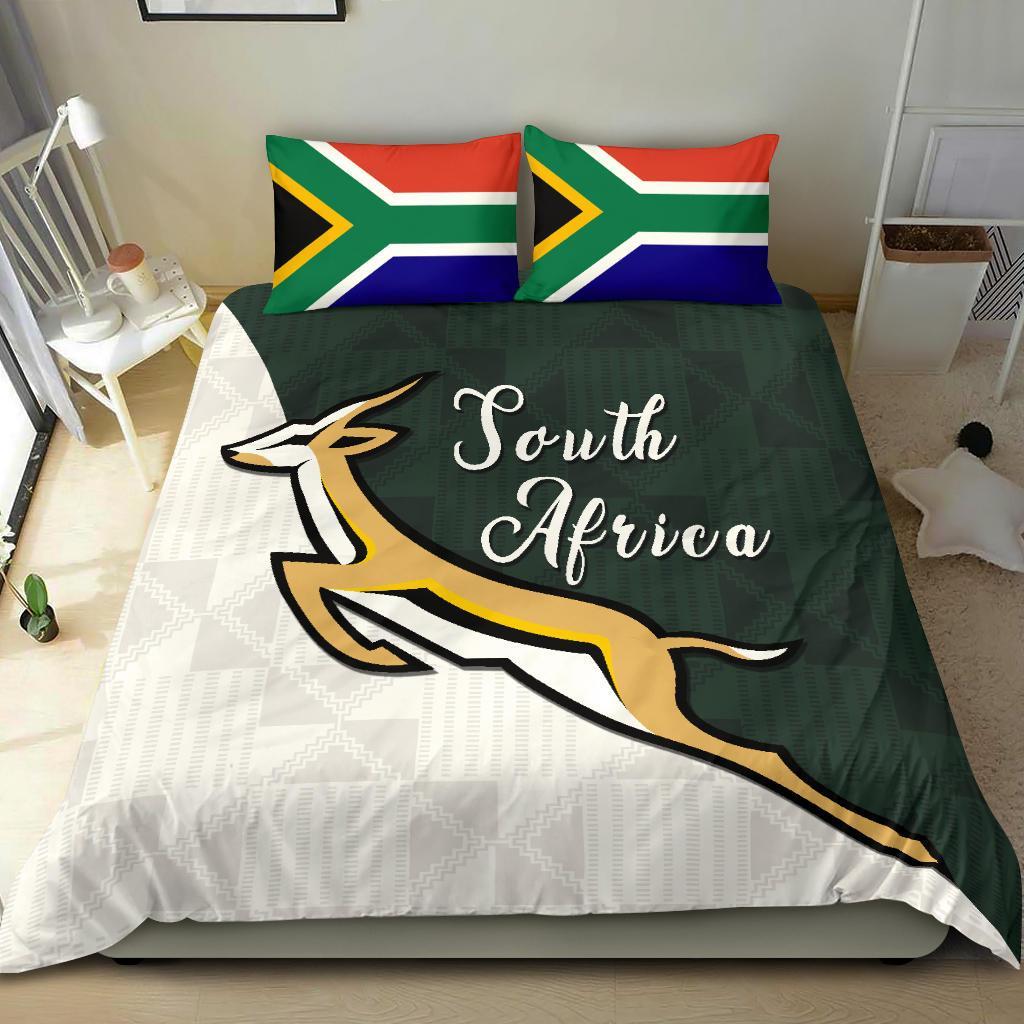 South Africa Springboks Forever Bedding Set - Vibe Hoodie Shop