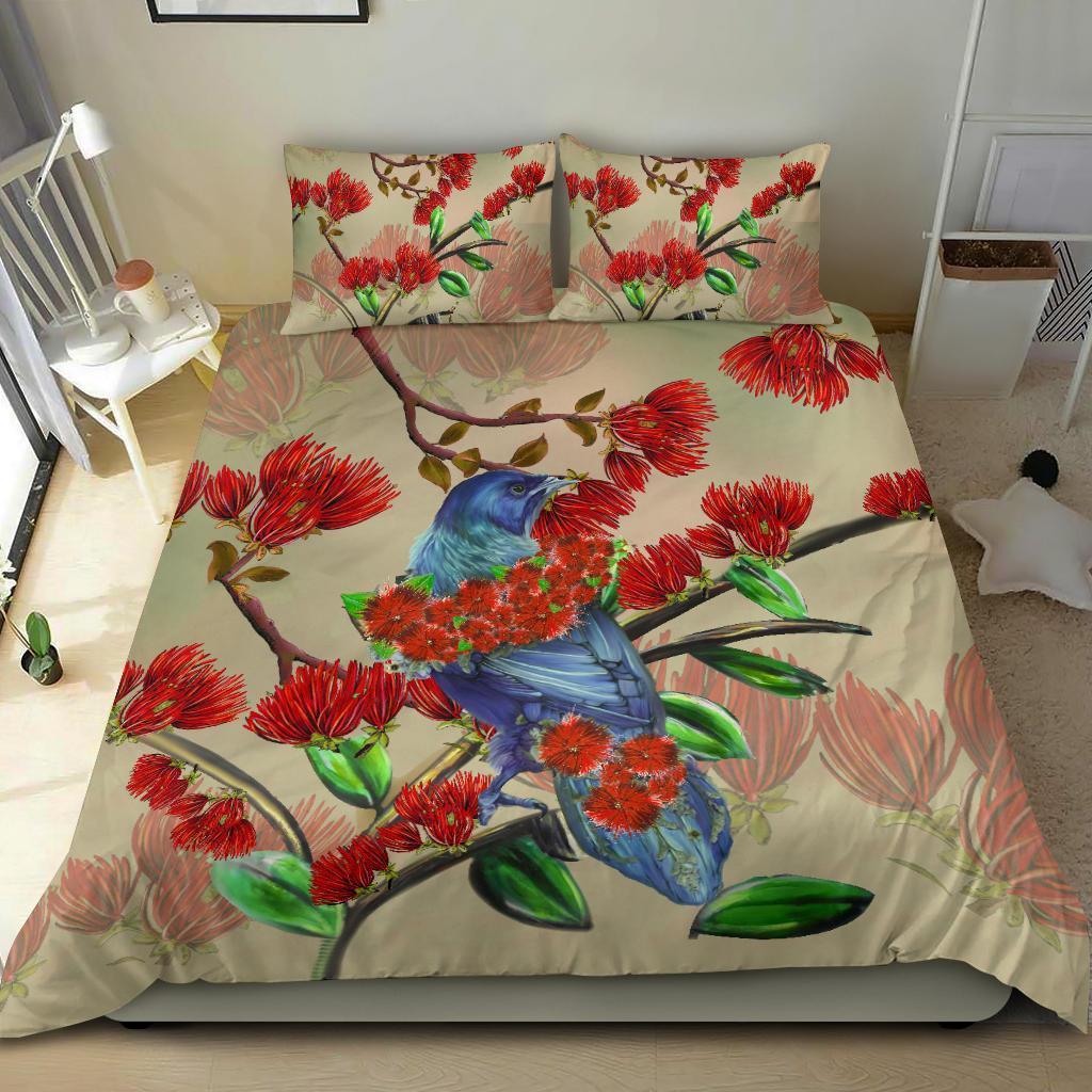 New Zealand Bedding Set, Tui Bird Duvet Cover And Pillow Case - Vibe Hoodie Shop