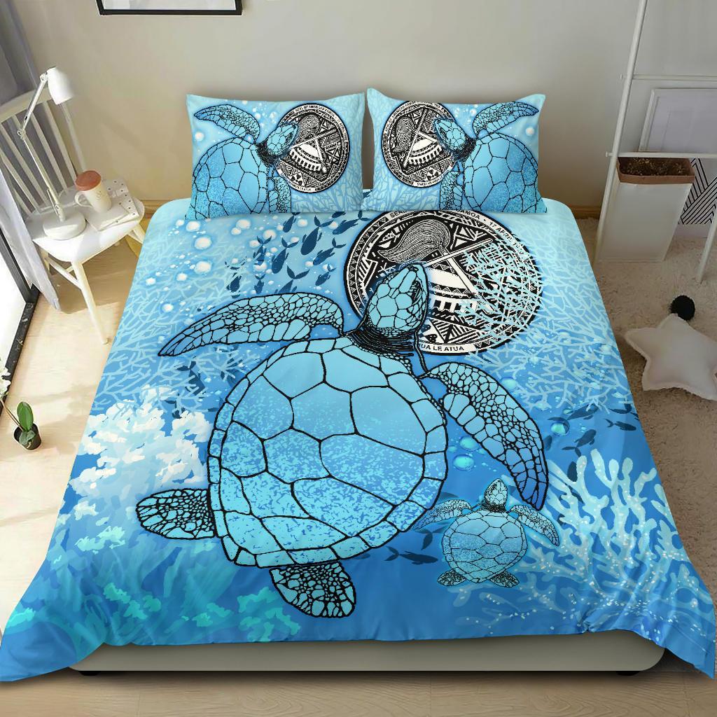 American Samoa Bedding Set - Ocean Life - Vibe Hoodie Shop