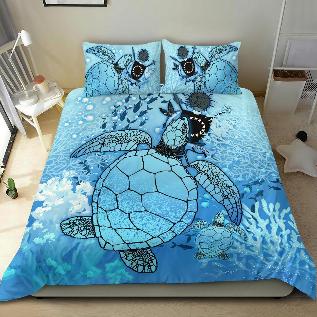 Cook Islands 1 Bedding Set - Ocean Life - Vibe Hoodie Shop